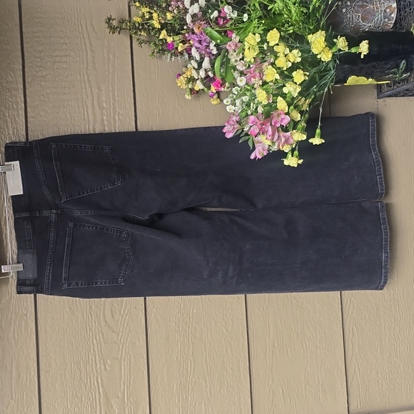 Everlane The Way-High Sailor Jean Coal Black 28 Crop Straight Leg - Picture 4 of 10